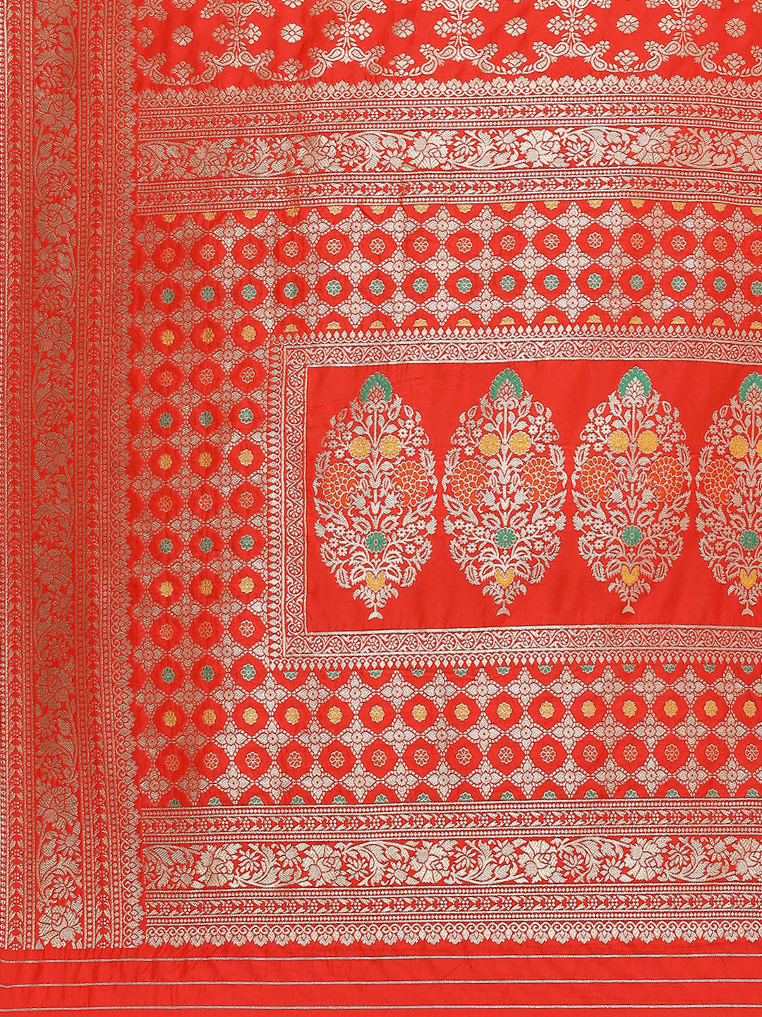 Zari Jaal Woven Art Silk Banarsi Saree