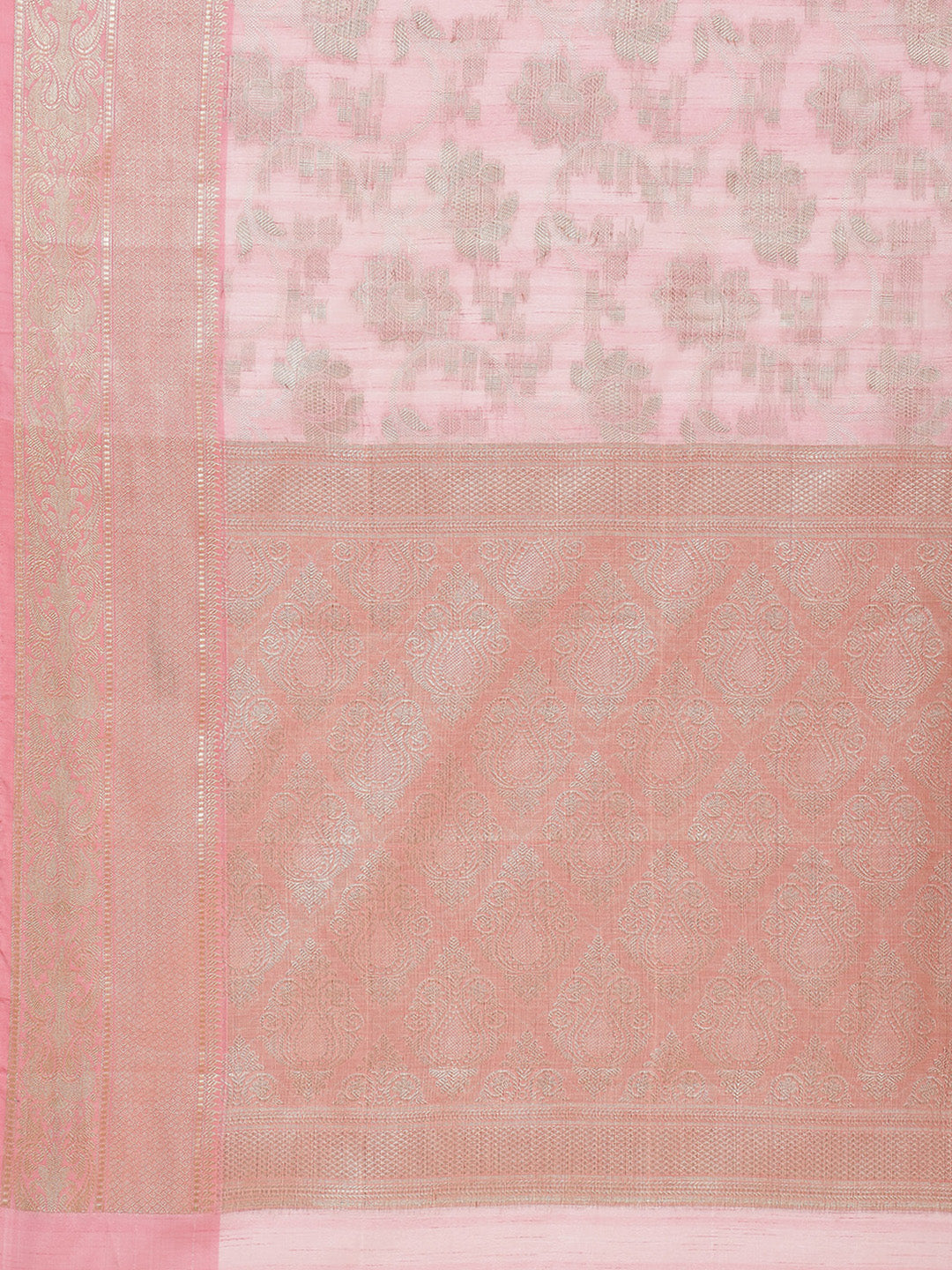 Zari Jaal Woven Cotton Saree