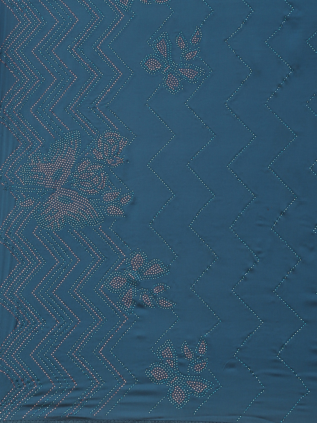 Stone Embroidered Satin Saree