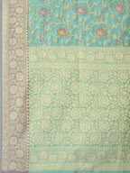 Floral Zari Jaal Cotton Woven Saree
