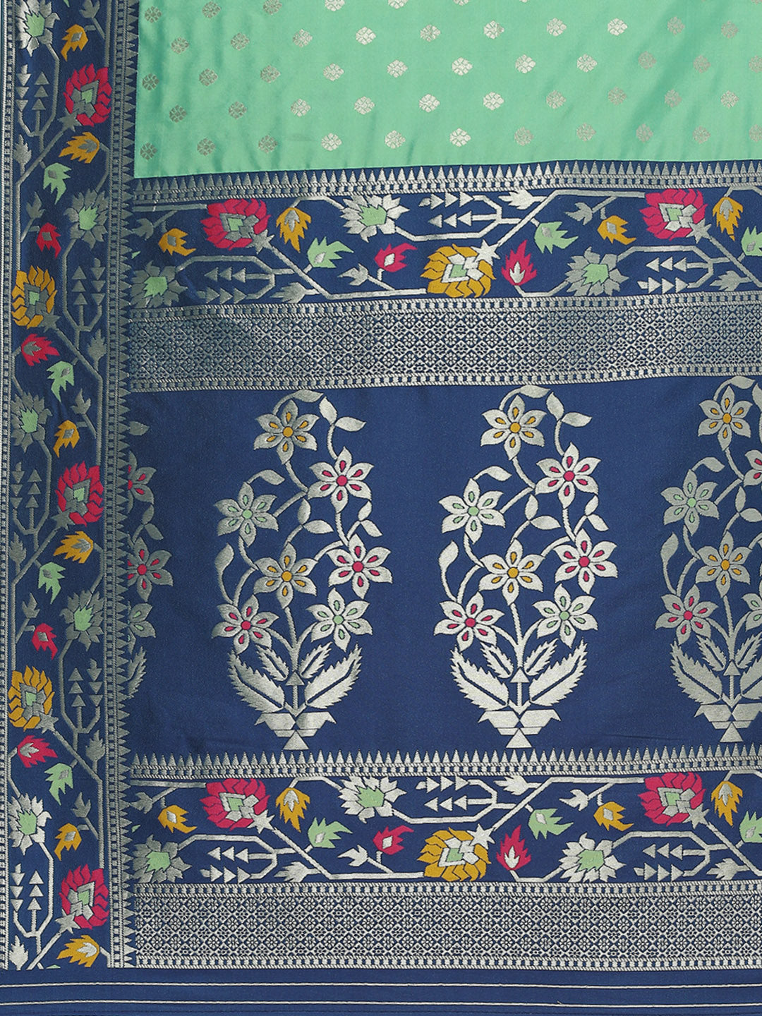 Zari Booti Woven Art Silk Banarsi Saree