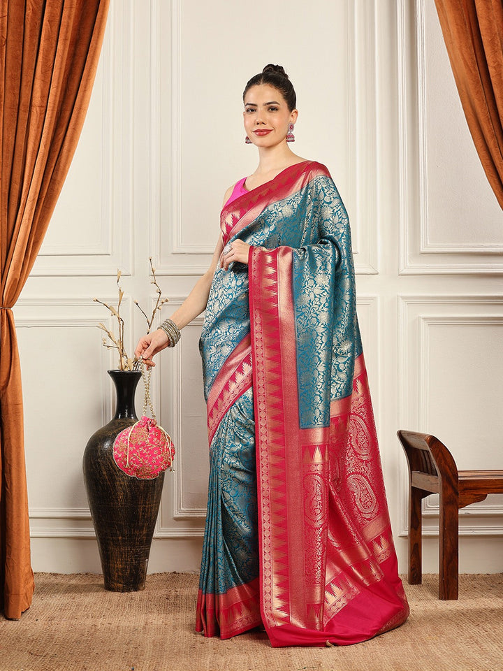 Woven Design Art Silk Saree
