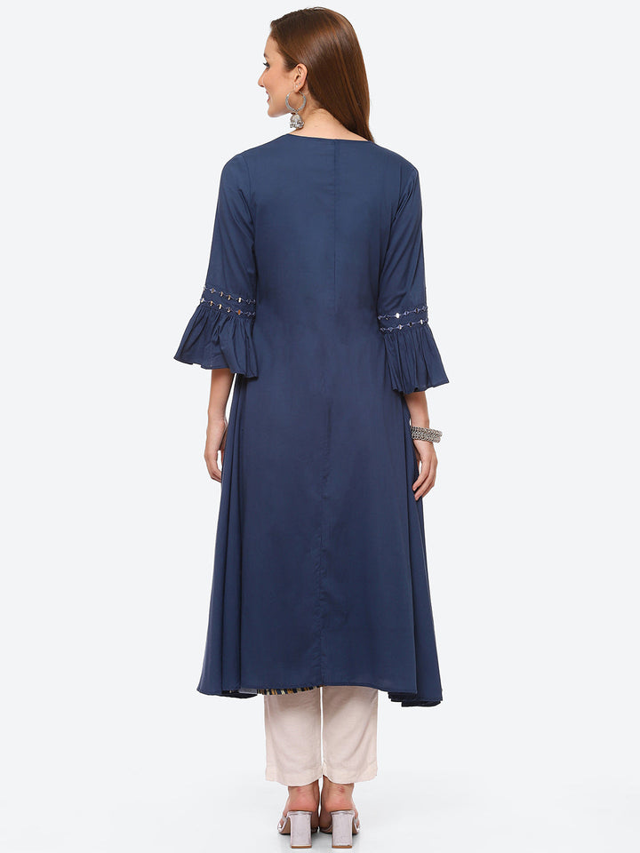 Printed Cotton Double Layered Kurta