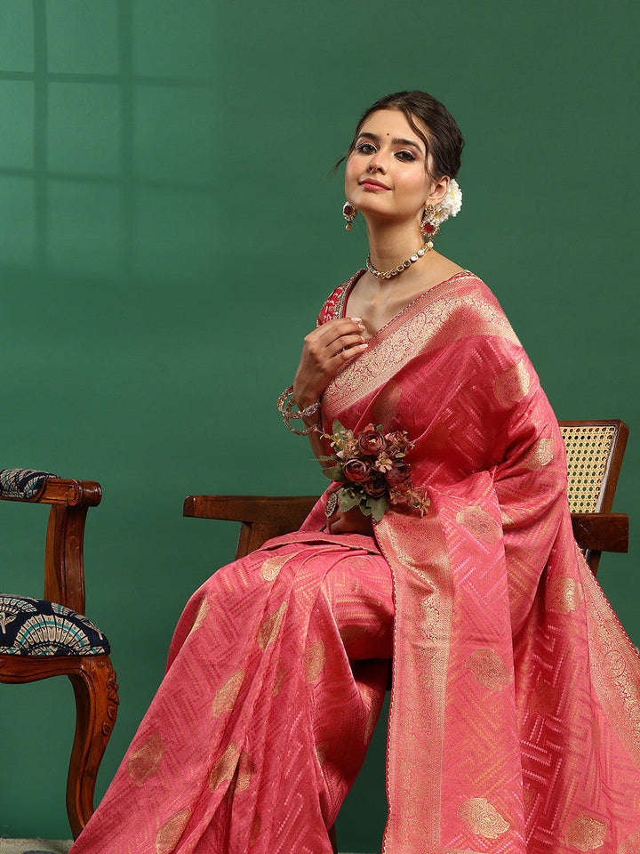 Embroidered Banarasi Saree