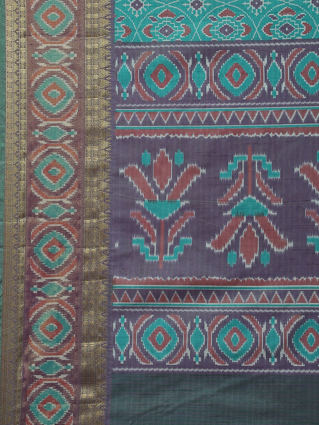 Patola Art Handloom Printed Saree