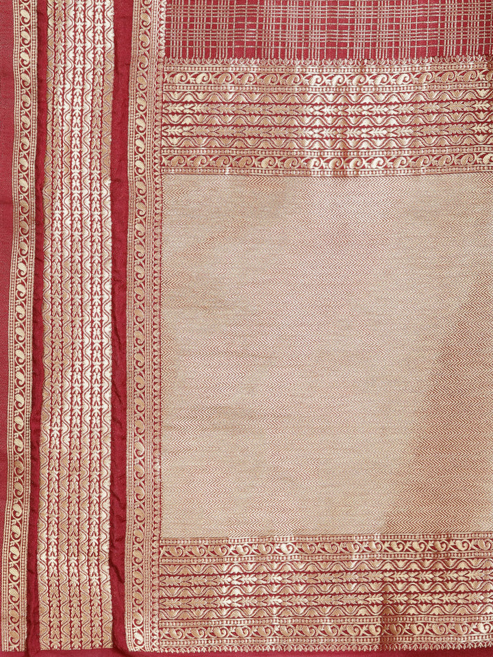 Khaddi Woven Art Silk Saree