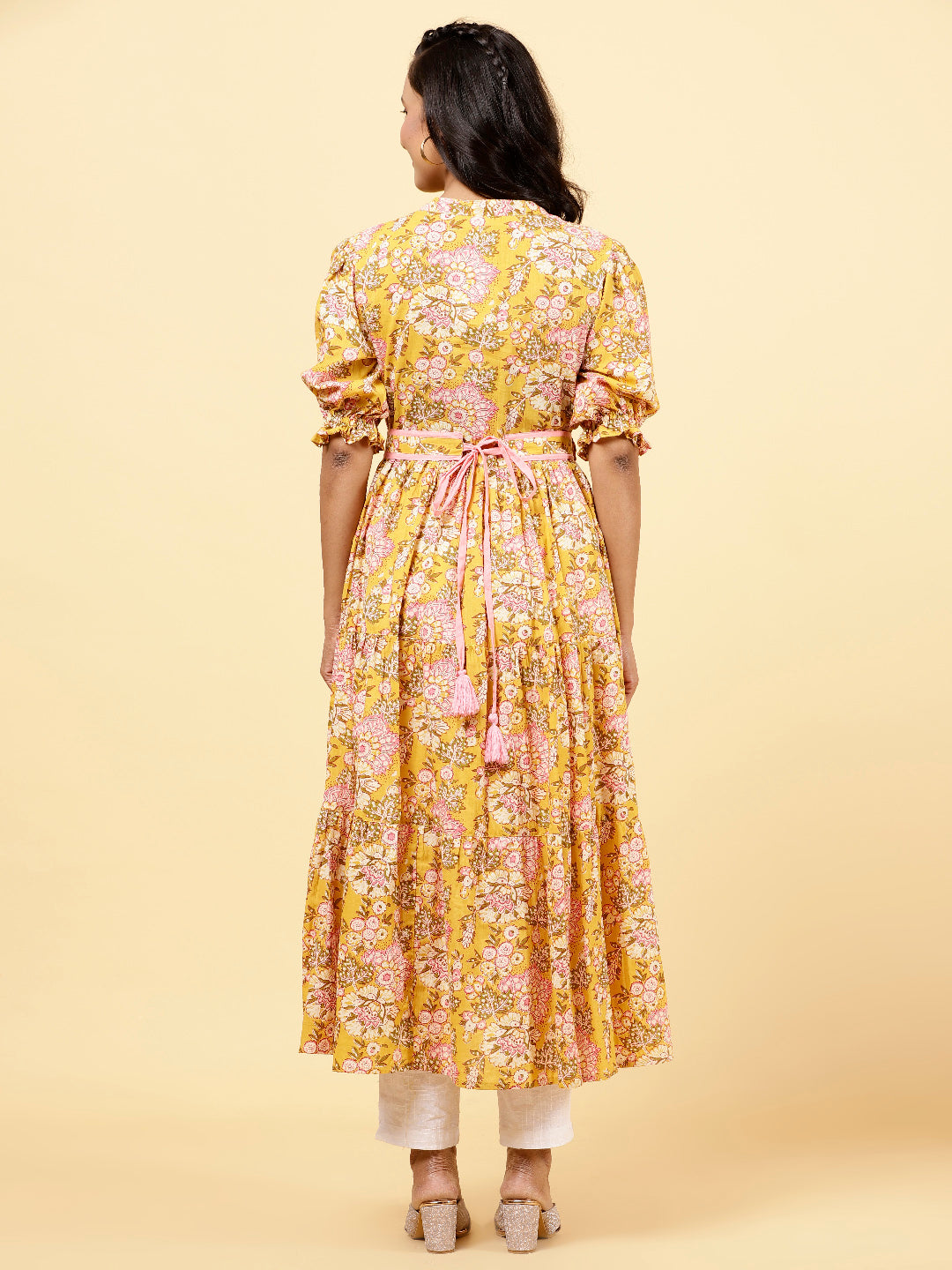 Floral Printed Cotton Kurta