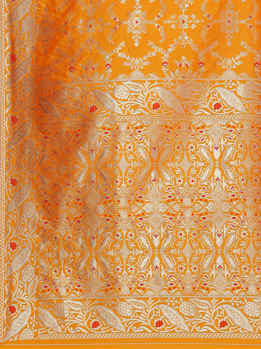 Zari Jaal Woven Art Silk Banarsi Saree