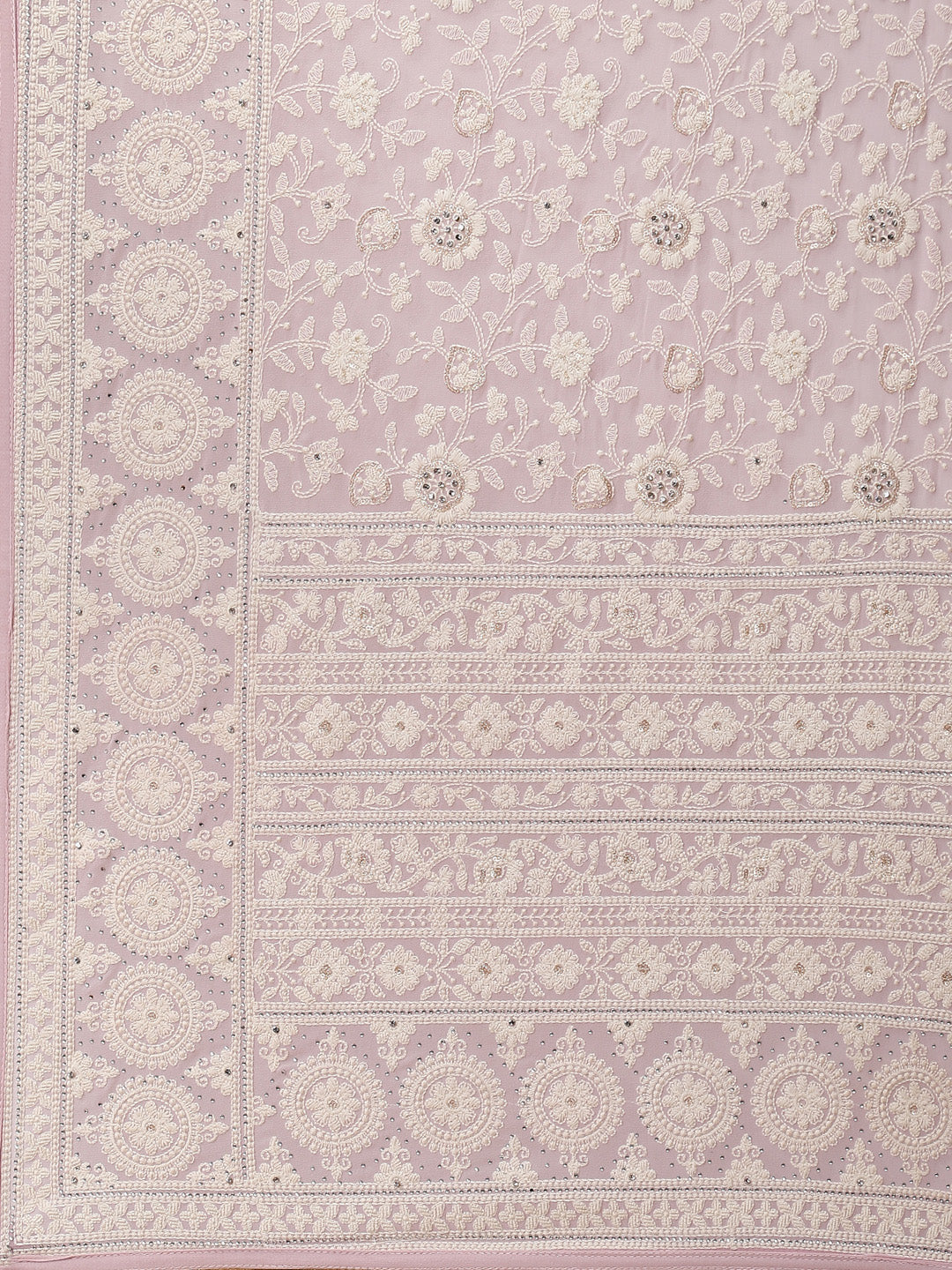 Embroidered Georgette Saree
