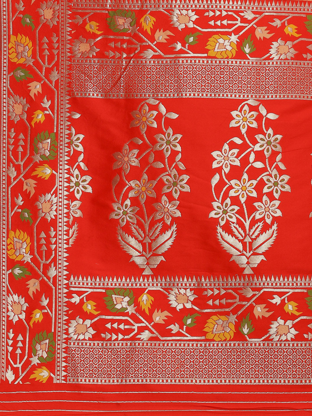 Zari Booti Woven Art Silk Banarsi Saree