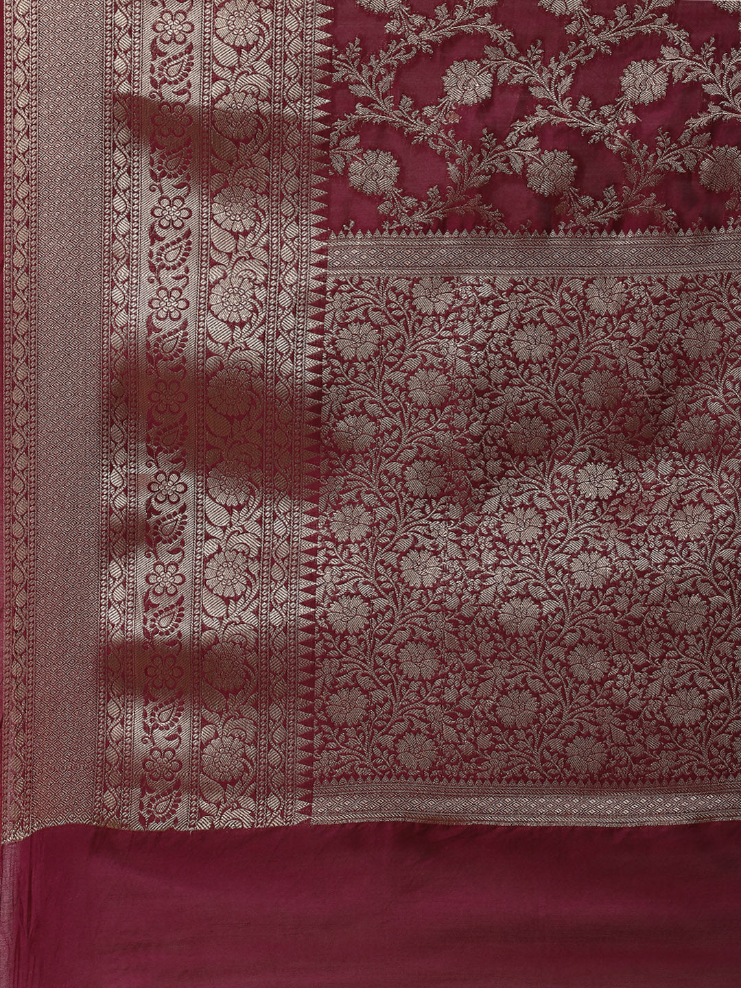 Zari Jaal Cotton Woven Saree