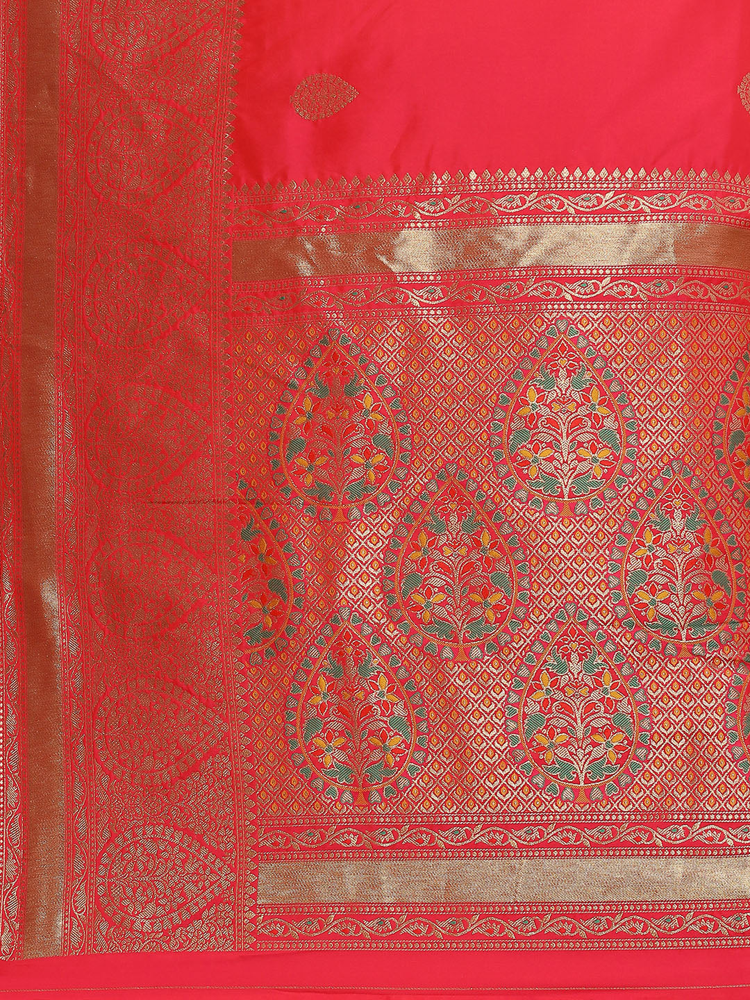 Zari Booti Woven Art Silk Banarsi Saree