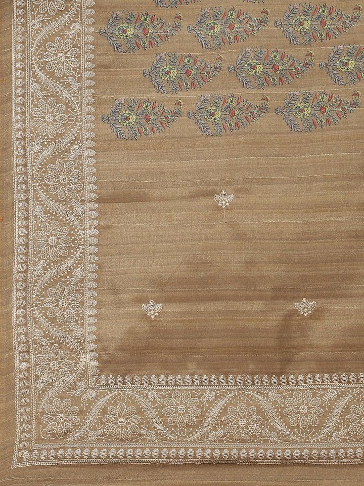 Digital Printed Tussar Saree