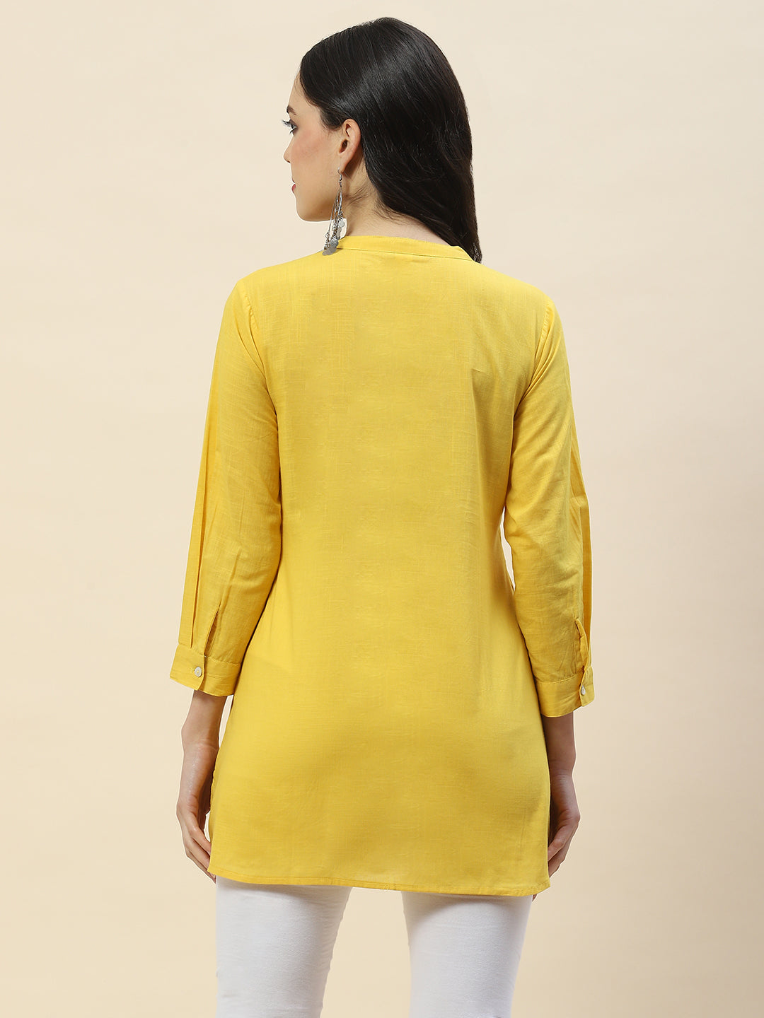 Printed Cotton Short Kurti