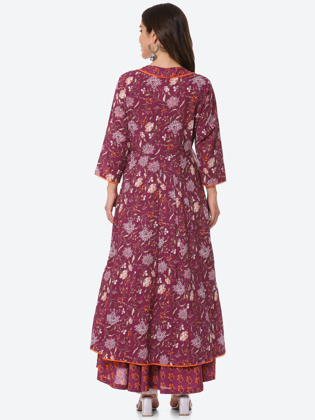 Printed Cotton Anarkali Kurta