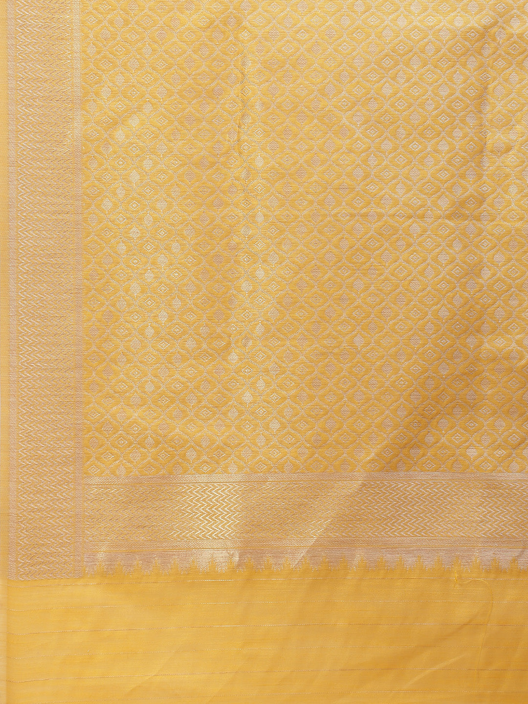 Zari Border Booti Cotton Woven Saree