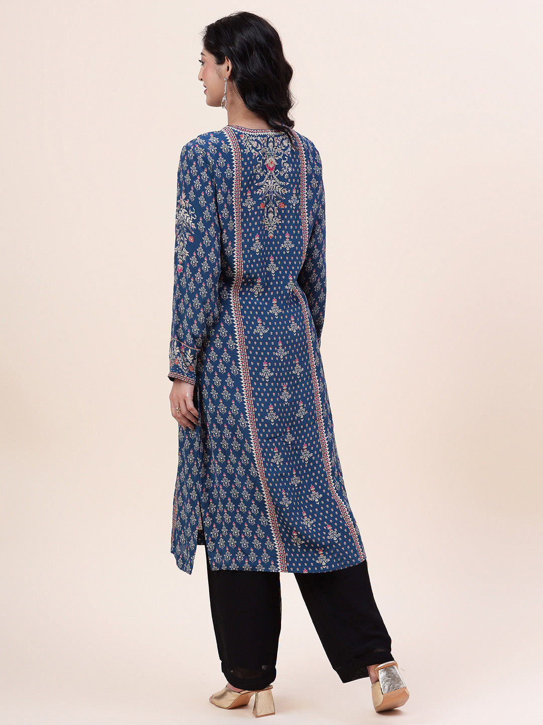 Digital Printed Crepe Kurta