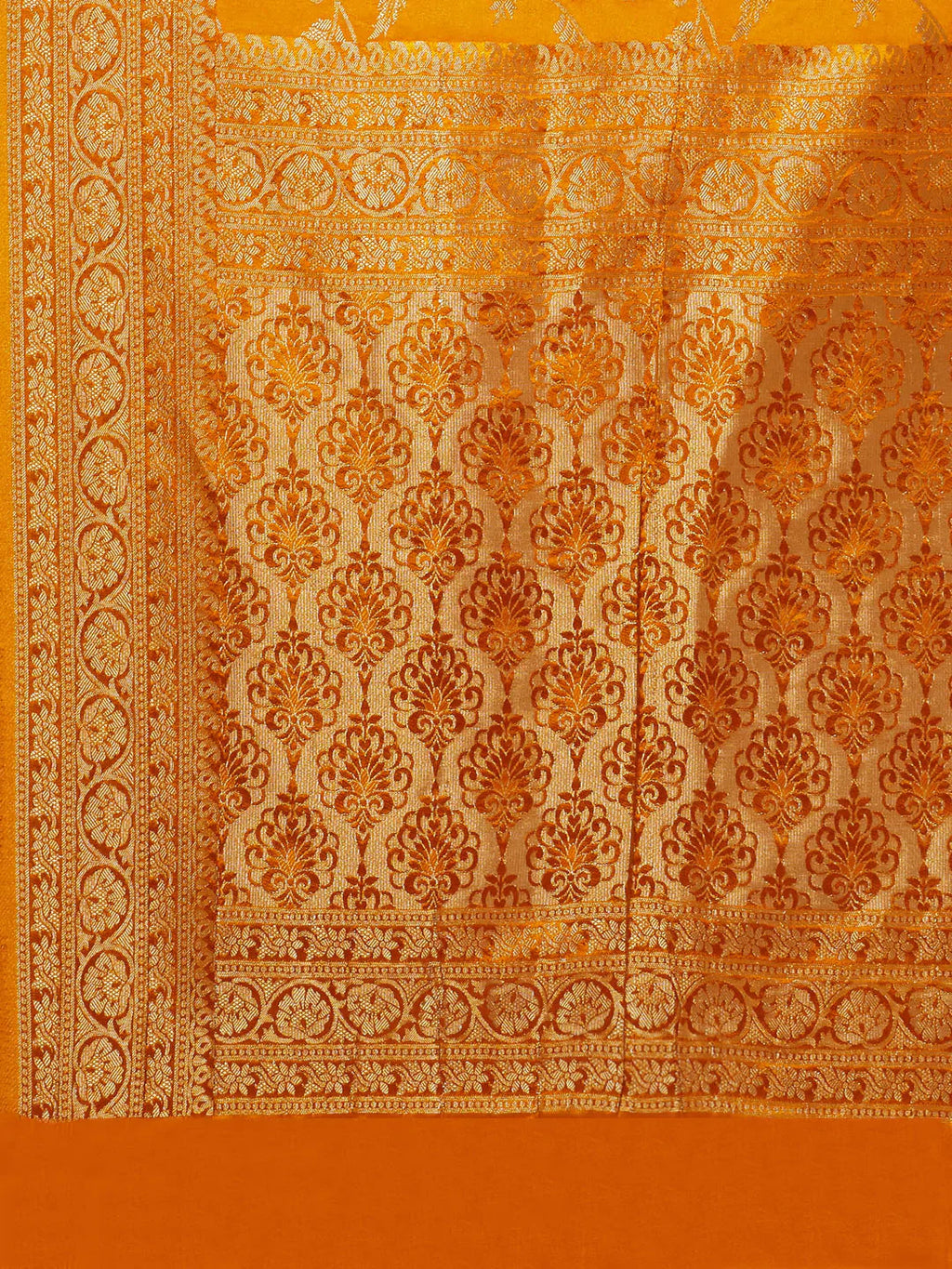 Floral Zari Jaal Handloom Woven Saree