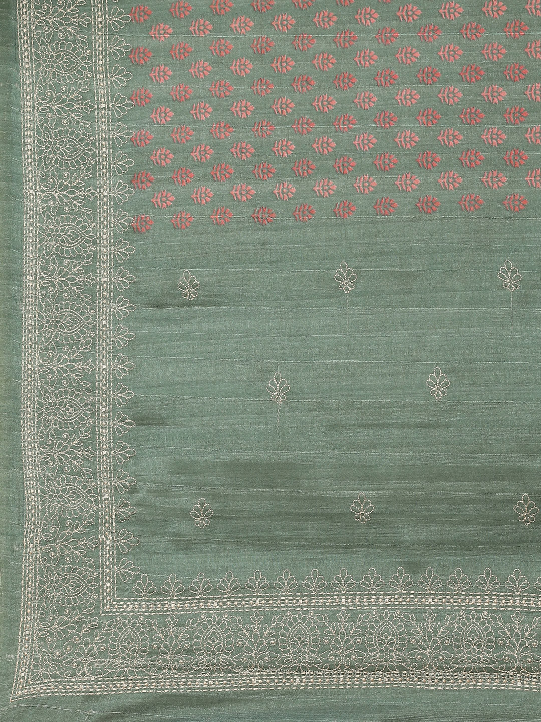 Digital Printed Tussar Saree