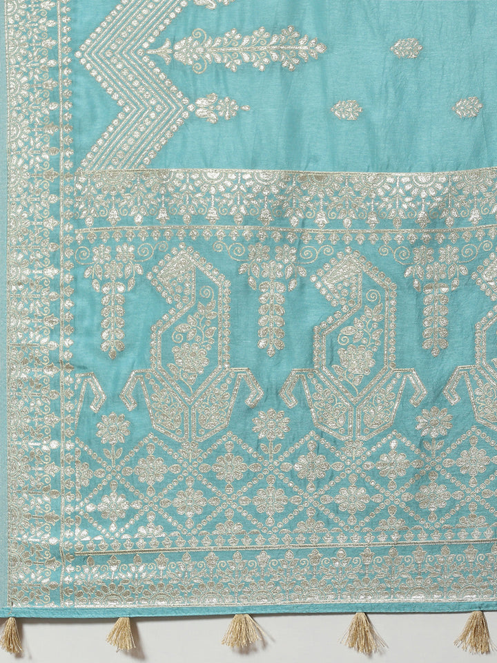 Zari Jaal Handloom Woven Saree