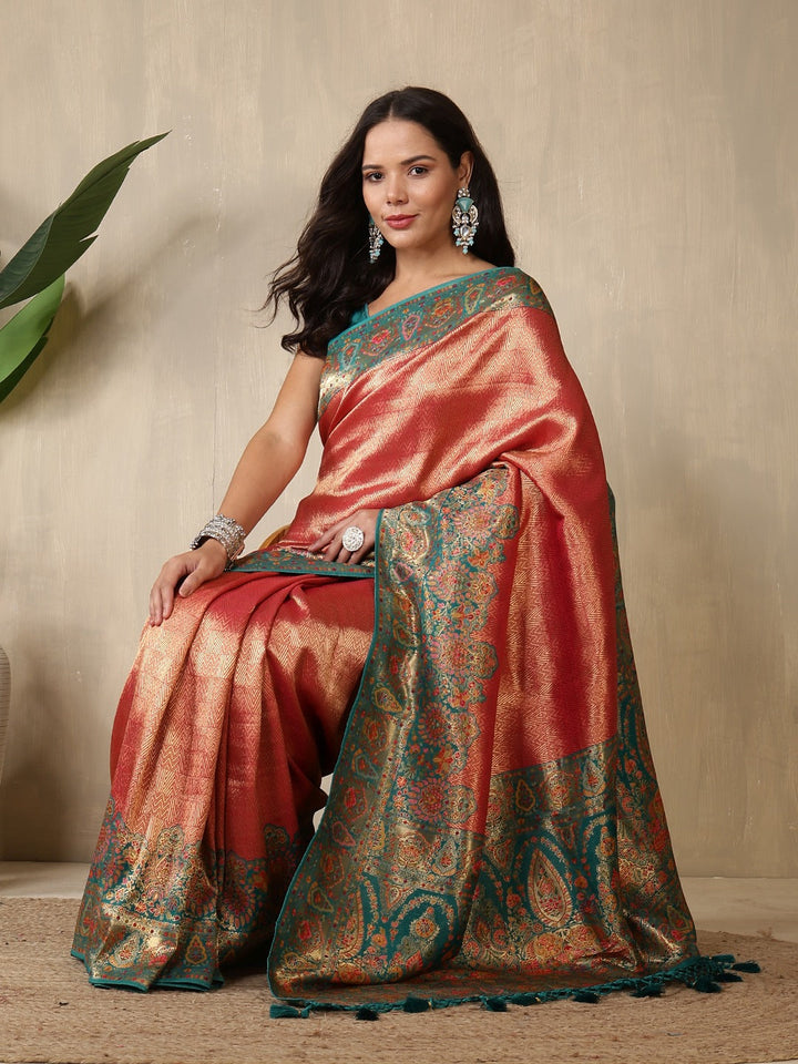 Woven Design Dola Silk Saree