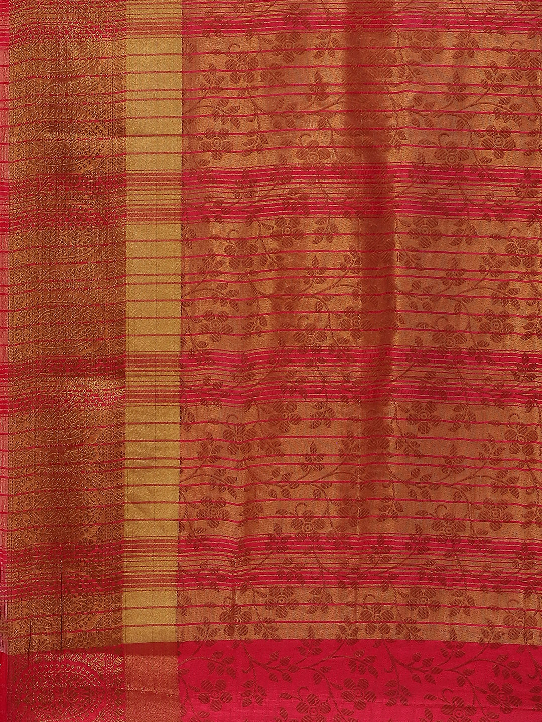 Resham Zari Border Handloom Woven Saree