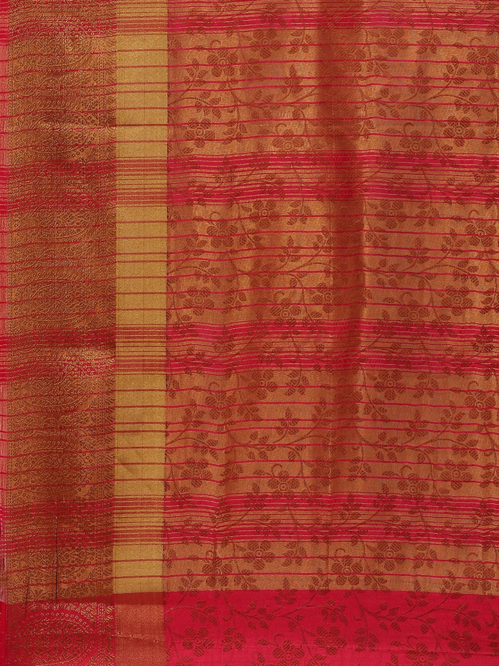 Resham Zari Border Handloom Woven Saree