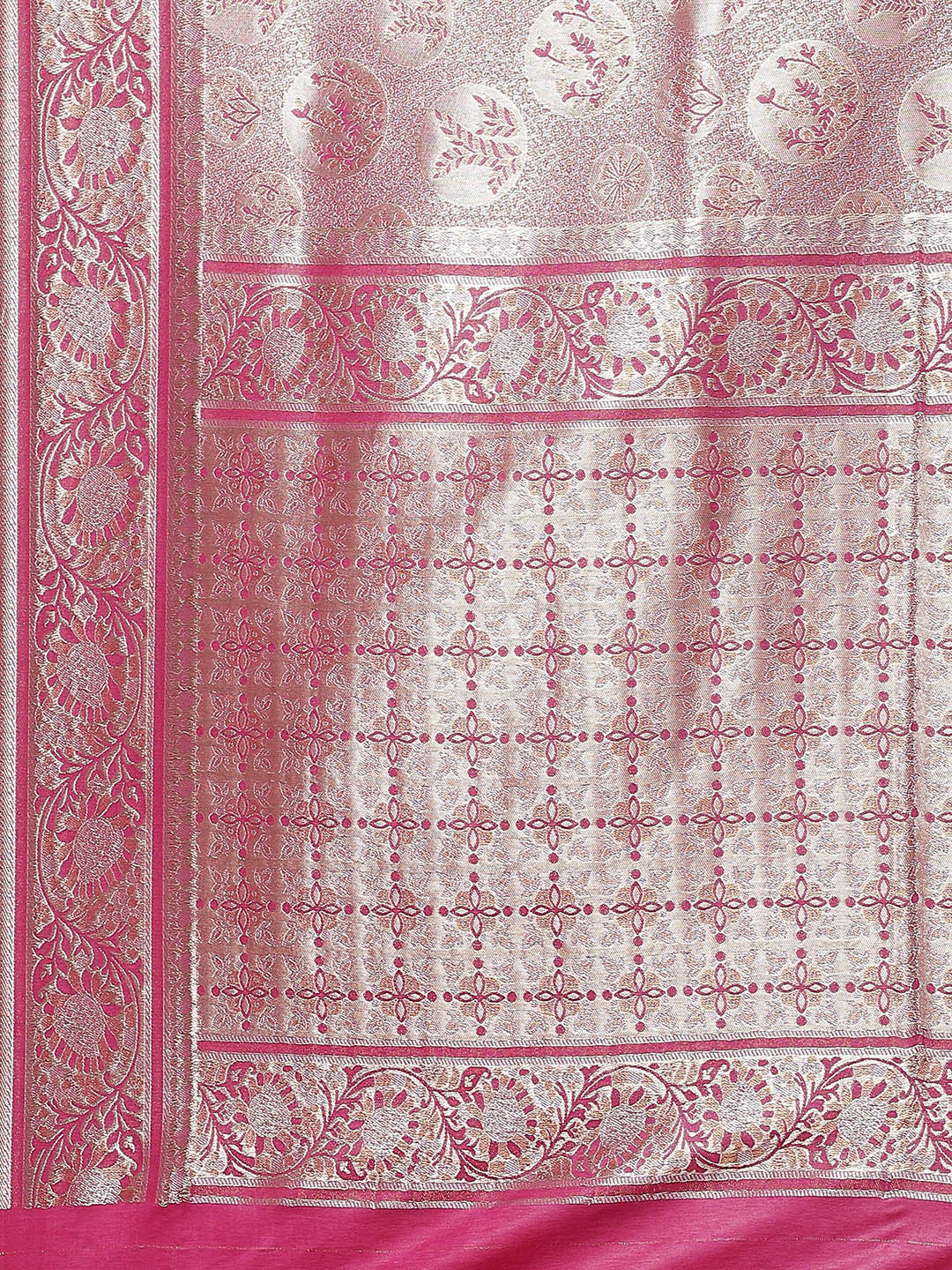 Zari Border Art Handloom Woven Saree