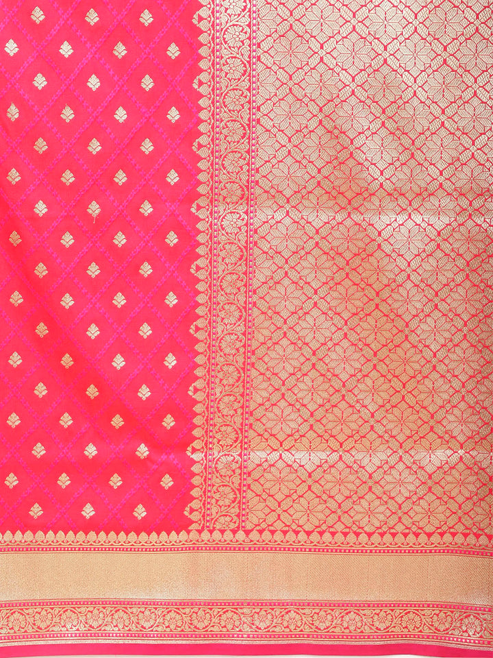 Zari Border Woven Banarsi Saree