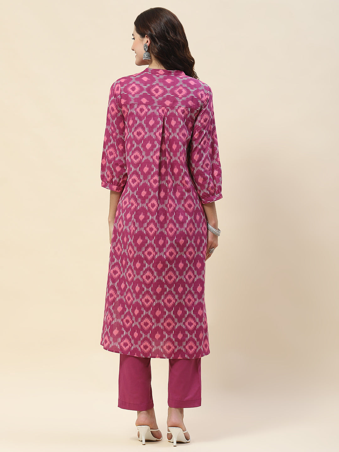 Printed Cotton Kurta Set