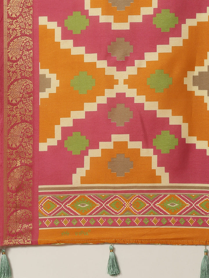 Patola Printed Handloom Saree