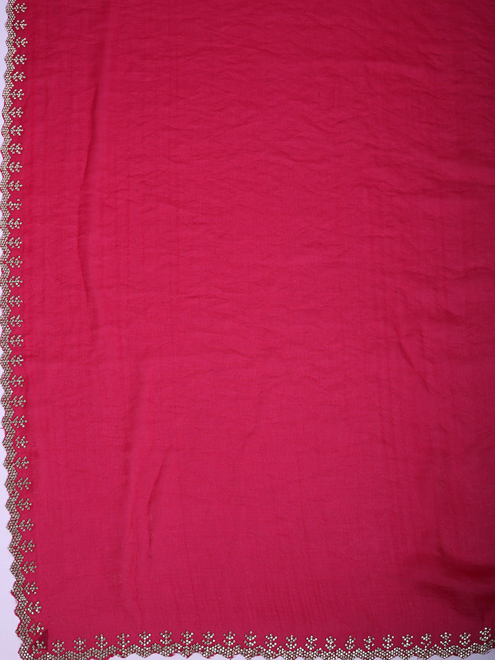 Embroidered Organza Saree