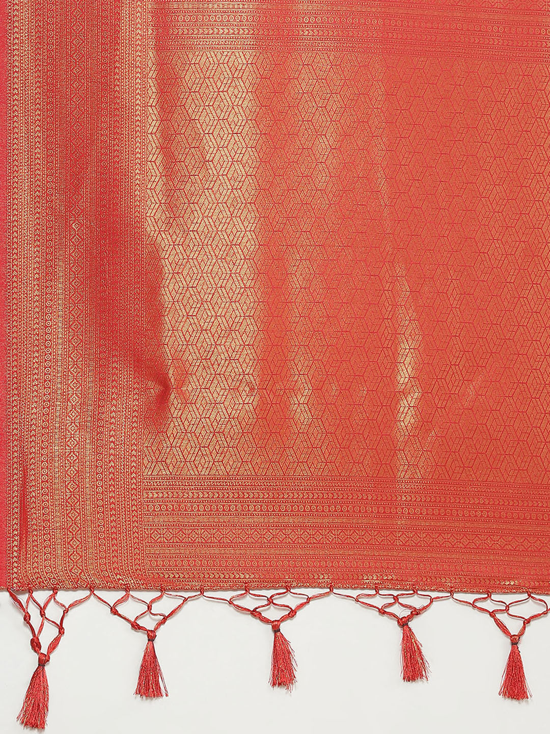 Zari Jaal Woven Handloom Saree