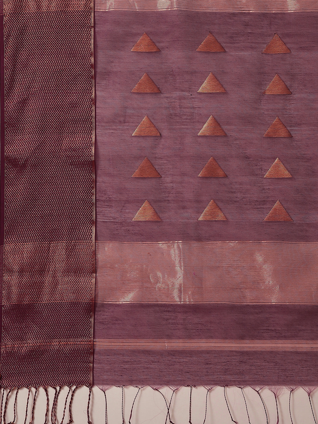 Zari Border Booti Cotton Woven Saree