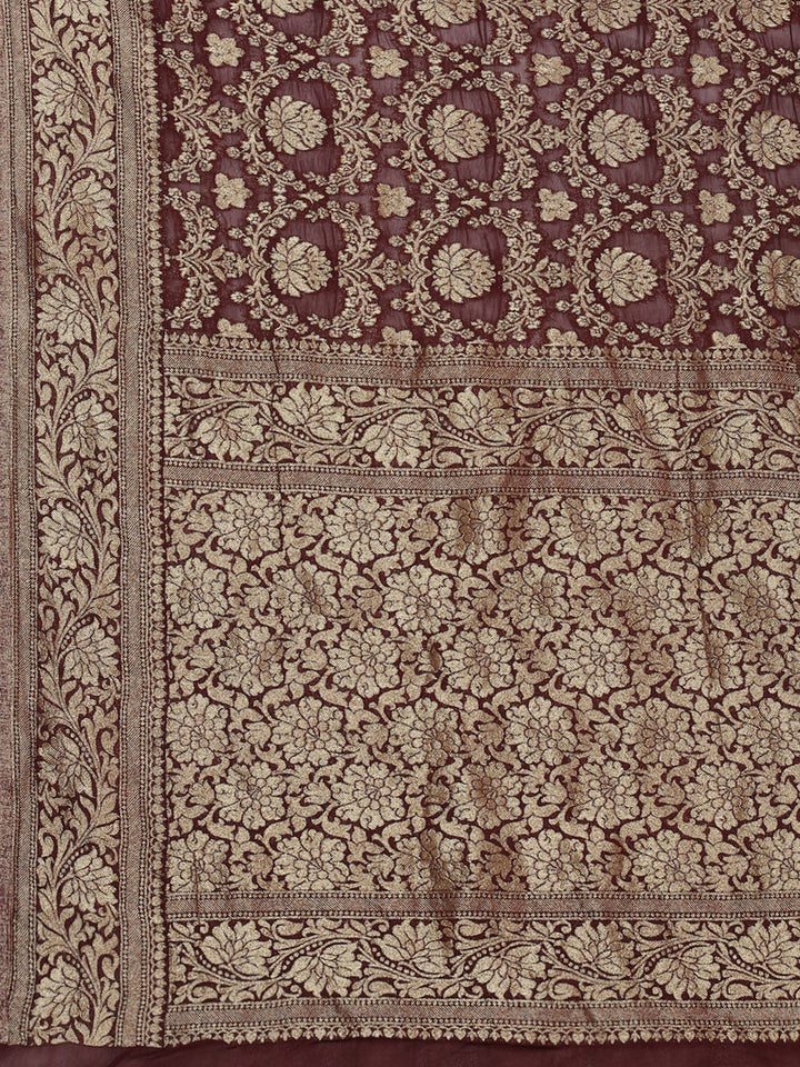 Zari Jaal Georgette Saree