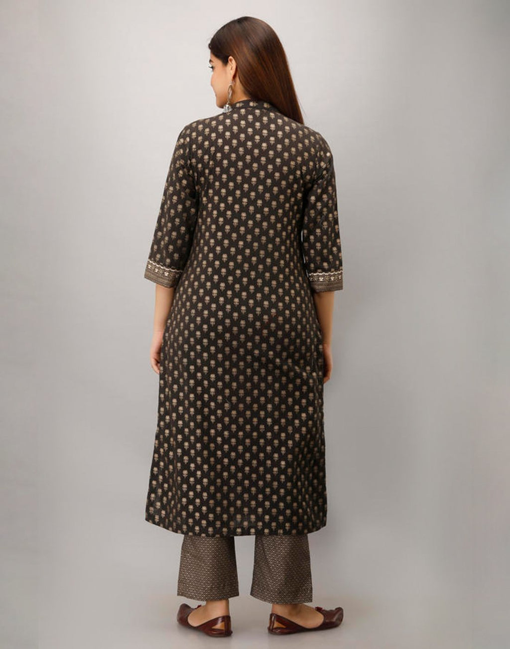 Printed Cotton Kurti With Pant