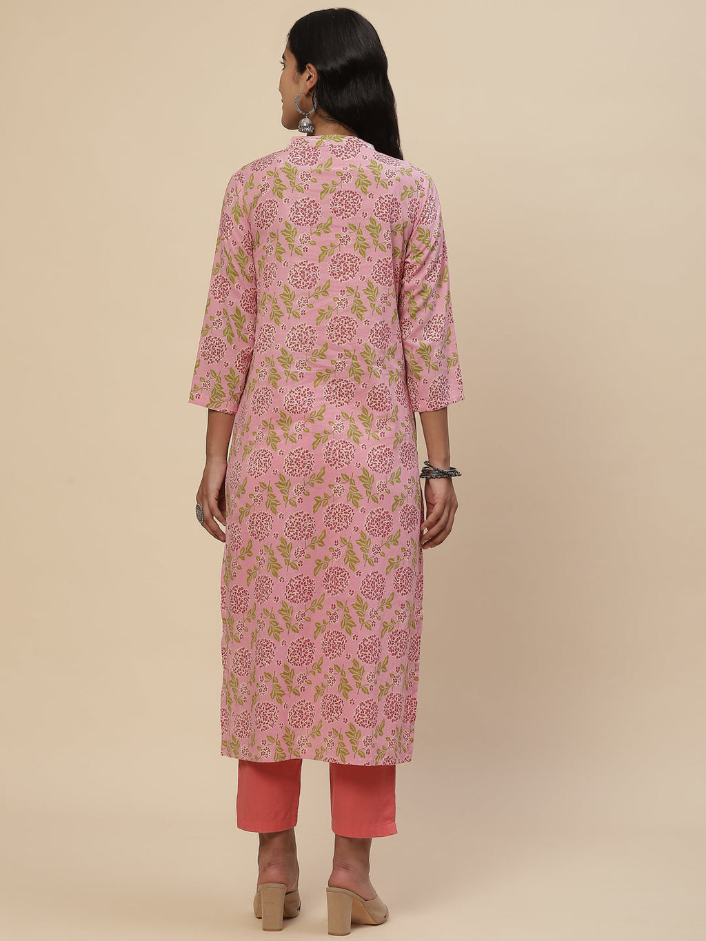Floral Printed Cotton Kurta