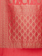 Floral Zari Jaal Handloom Woven Saree
