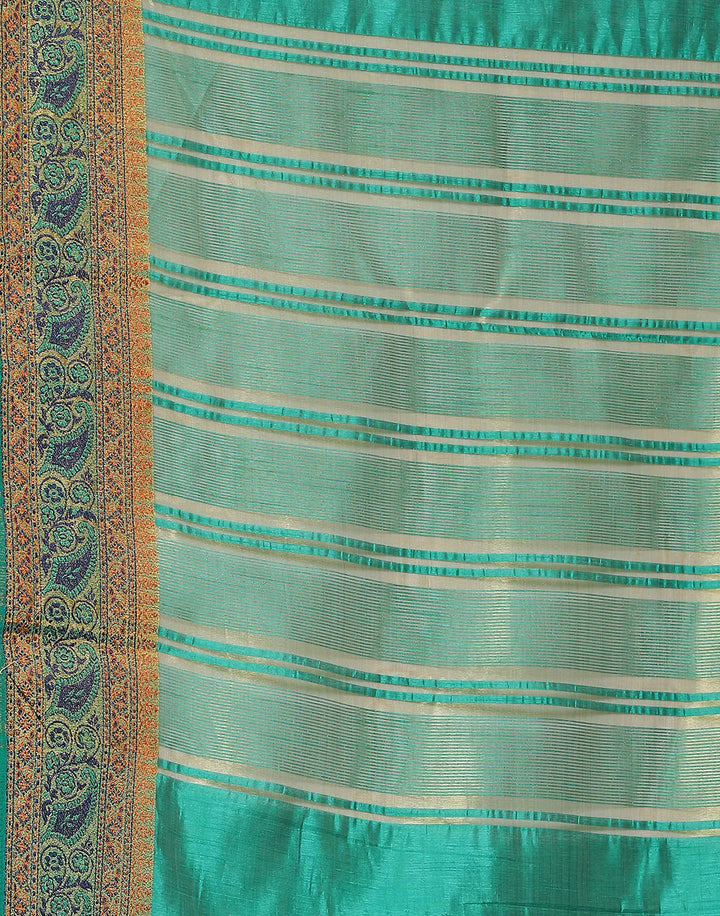 Plain Zari Border Handloom Woven Saree