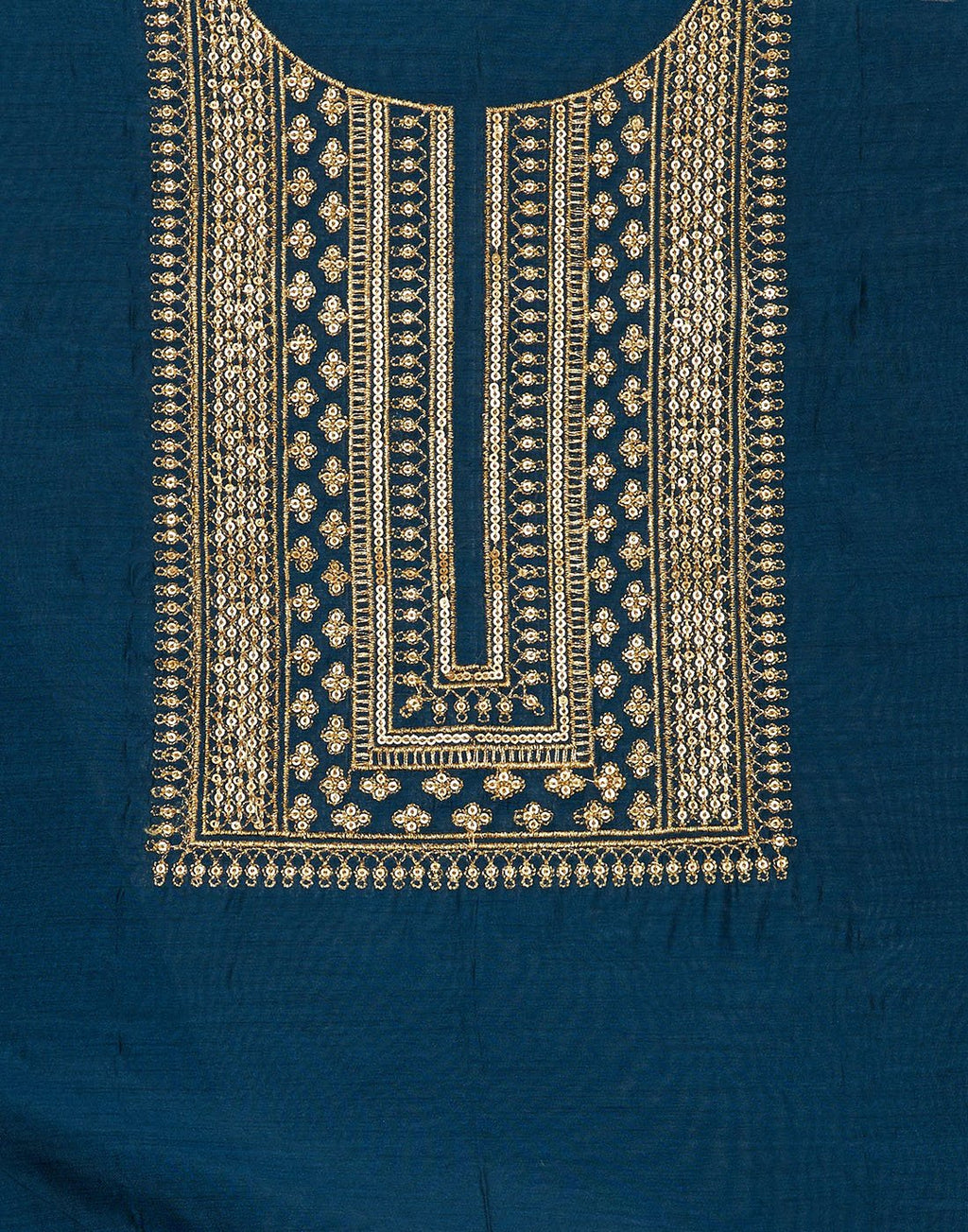 Embroidered Chanderi Suit Piece