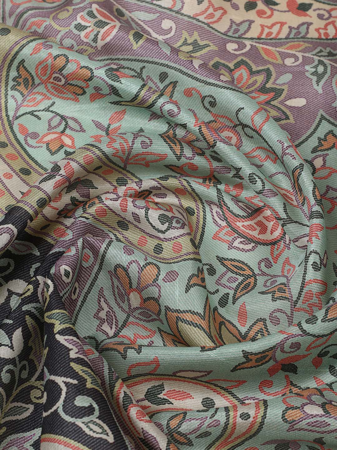 Printed Tussar Saree