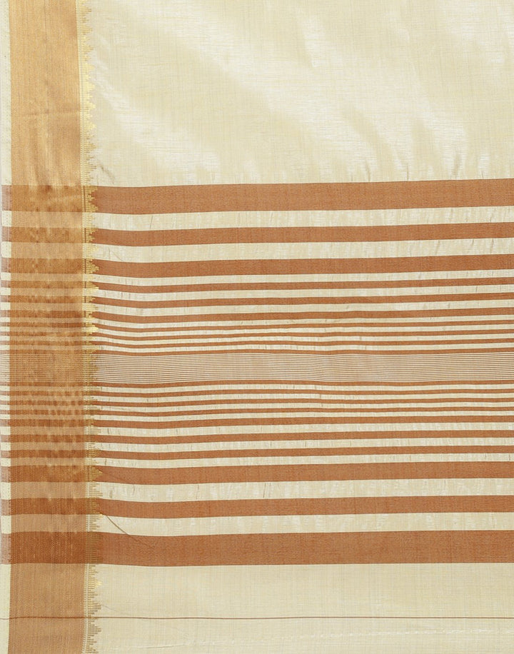 Art Handloom Saree With Zari Border