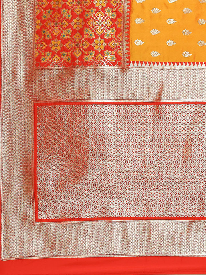 Zari Booti Woven Art Silk Banarsi Saree