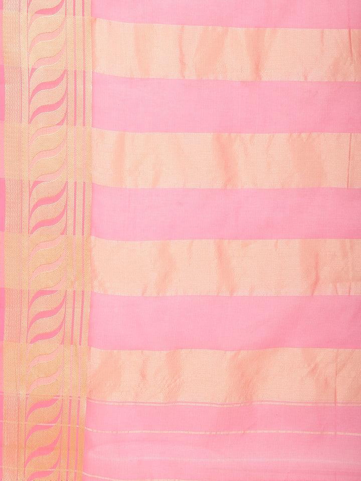 Resham Border Woven Cotton Saree