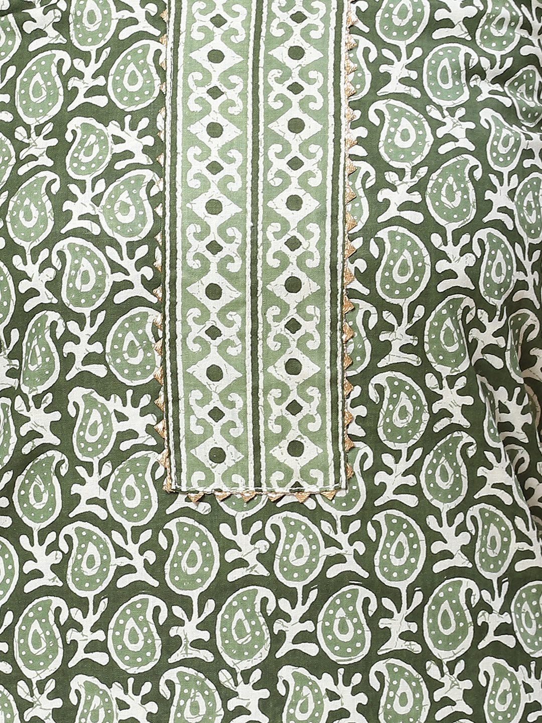 Printed Cotton Unstitched Suit Piece With Dupatta