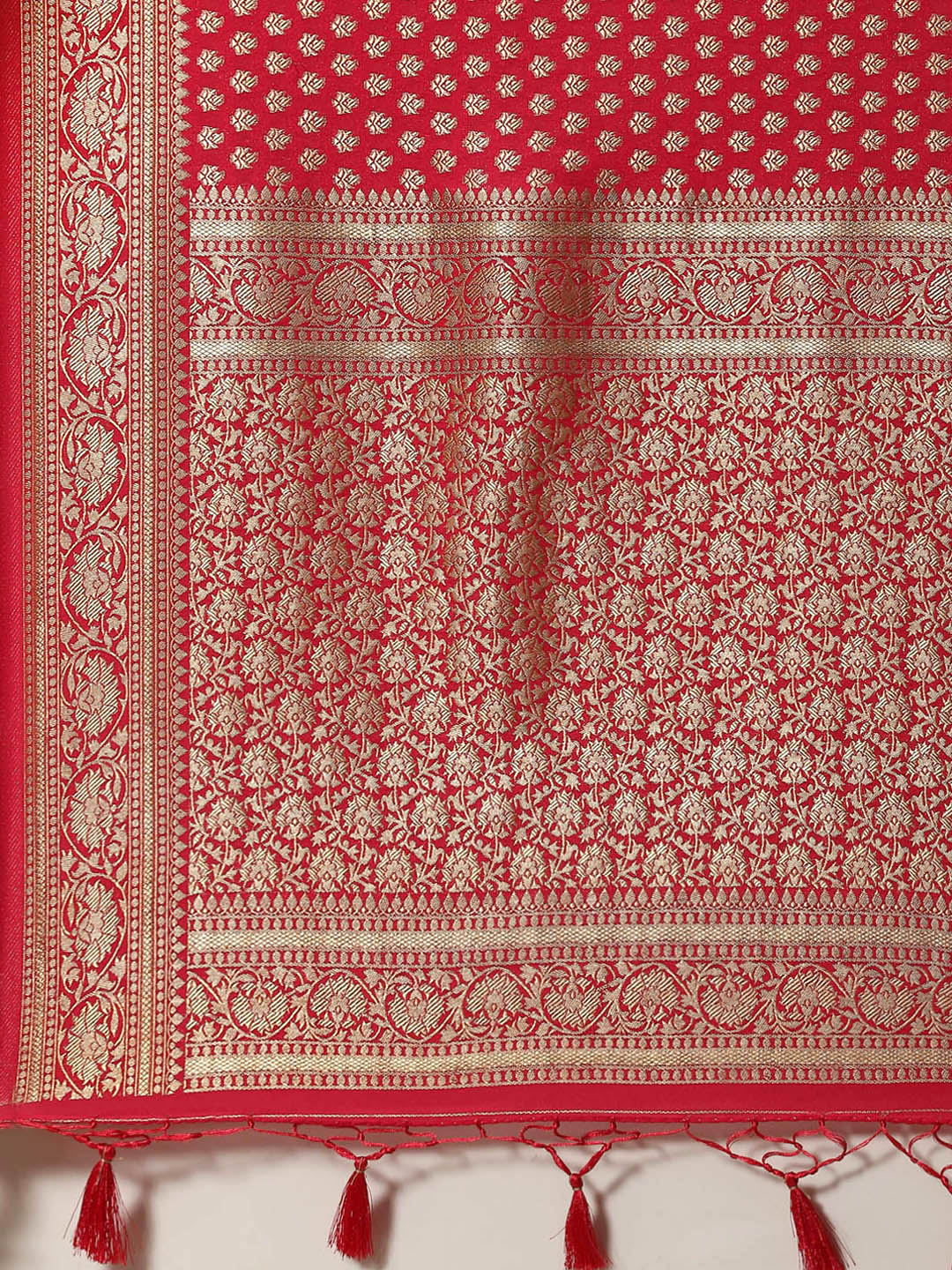 Zari Booti Handloom Woven Saree