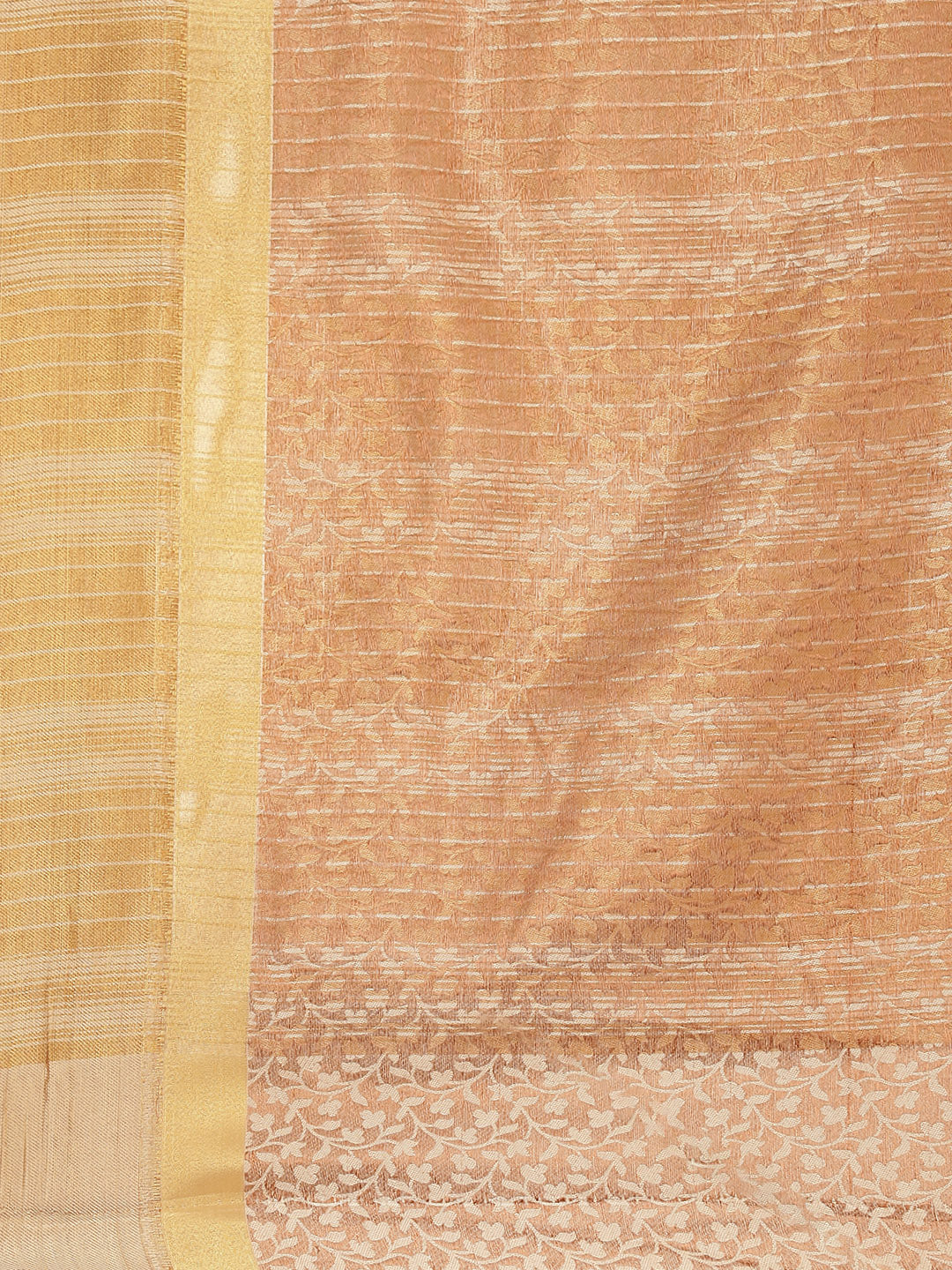 Art Handloom Saree With Jacquard Zari Border