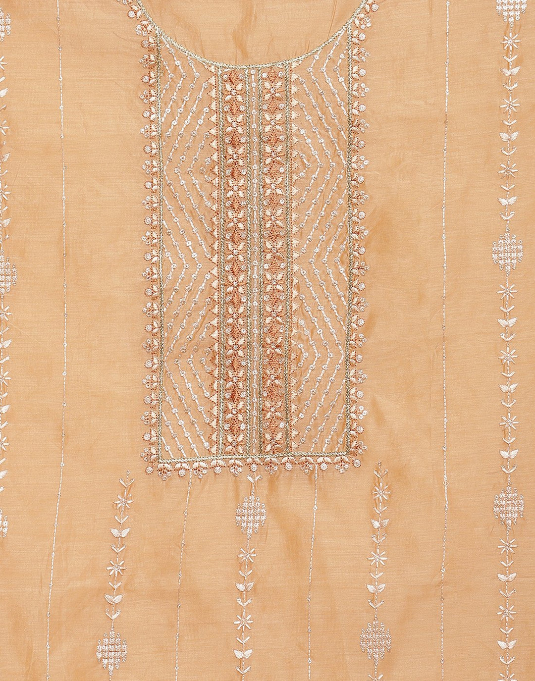 Chanderi Embroidered Suit piece