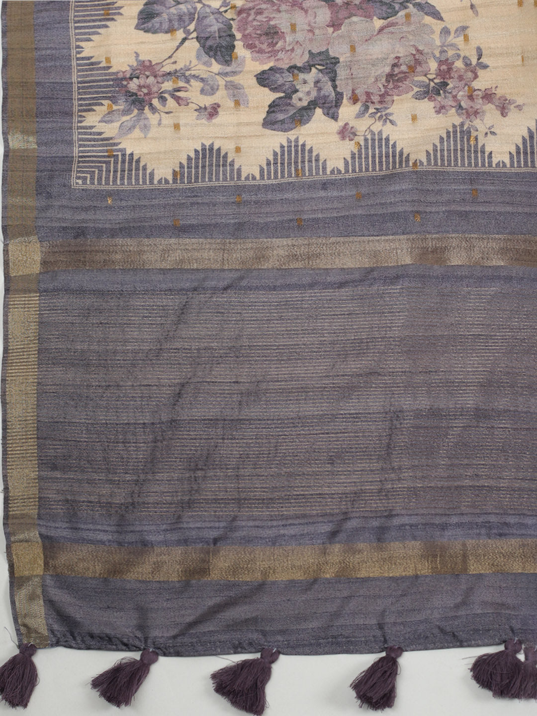Digital Floral Printed Art Silk Saree