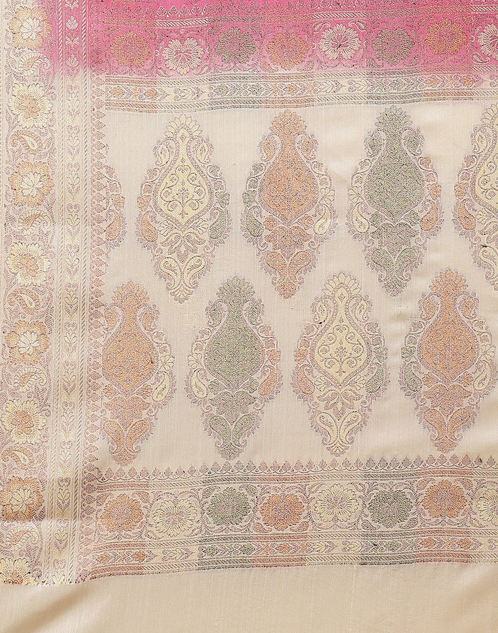 Resham Jaal Tussar Woven Saree